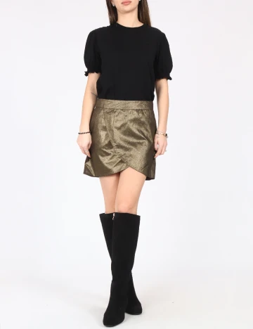 Fusta Bershka, auriu