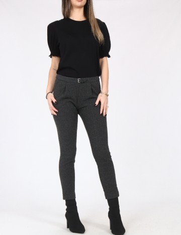 Pantaloni Zara, gri inchis