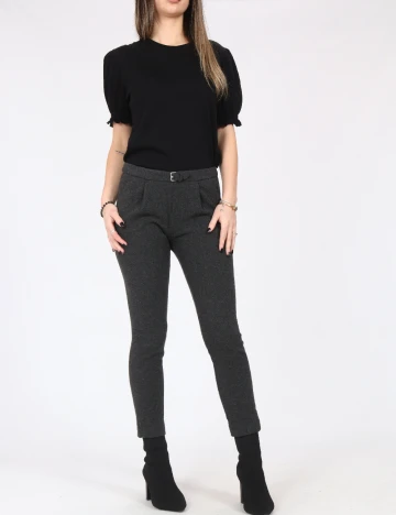 Pantaloni Zara, gri inchis