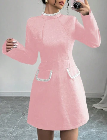 Rochie scurta SHEIN, roz