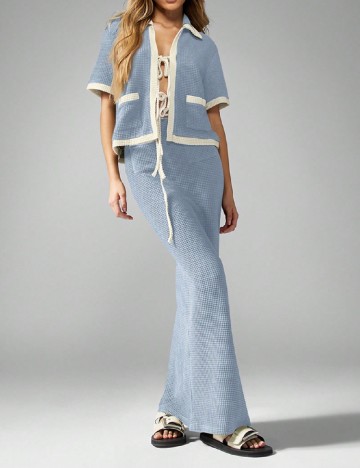 
						Compleu Missguided, albastru