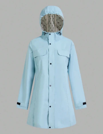 Jacheta impermeabila SHEIN, bleu