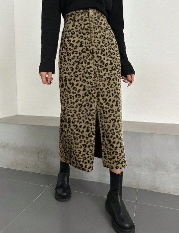 
						Fusta Dazy, animal print