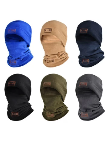 Set caciula si fular circular SHEIN, maro