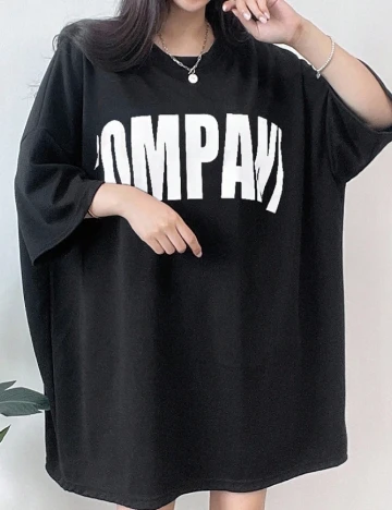 Tricou Oversize Dazy, negru