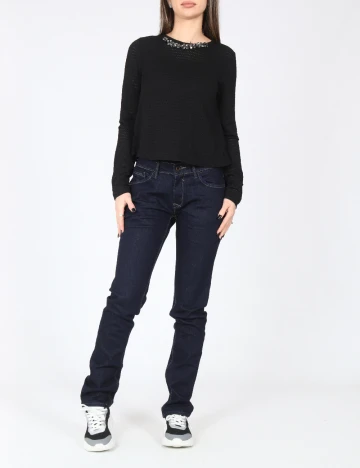 Blugi Bershka, bleumarin