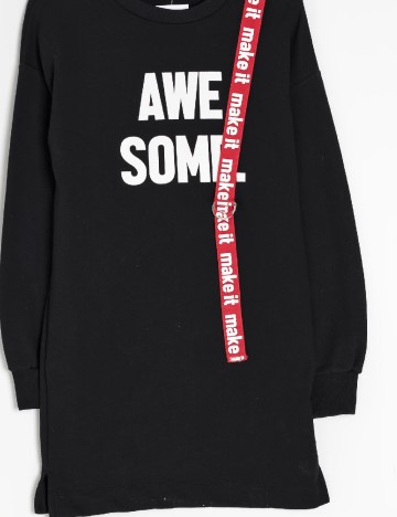 Bluza Oversize Bershka, negru