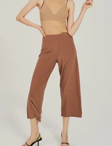 Pantaloni Zara, maro