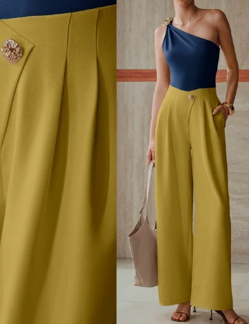 Pantaloni MOTF, kaki