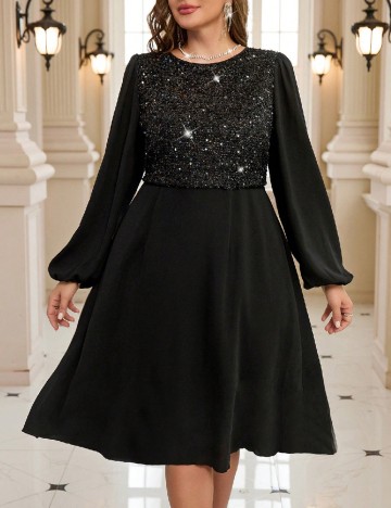 
						Rochie scurta SHEIN CURVE, negru