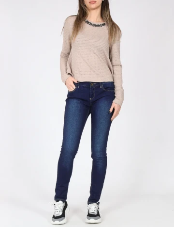 Blugi Bershka, albastru