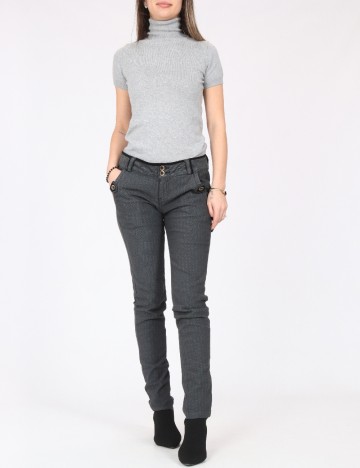 Pantaloni Bershka, gri