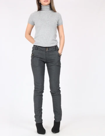 Pantaloni Bershka, gri