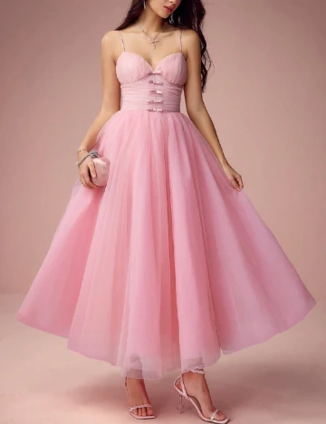 Rochie lunga SHEIN, roz