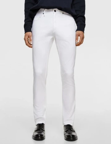 Pantaloni Zara, alb
