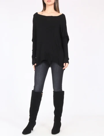Bluza Oversize Zara, negru