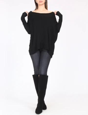 Bluza Oversize Zara, negru