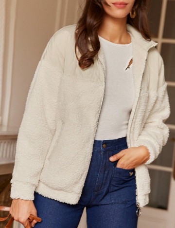 
						Jacheta SHEIN, ecru