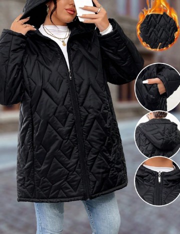 
						Geaca SHEIN CURVE, negru