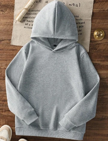 Hanorac Shein Kids, gri