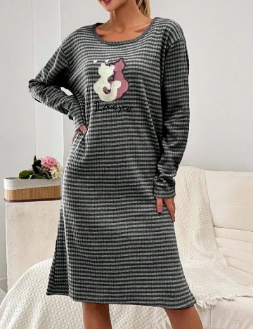 Rochie de noapte SHEIN, gri