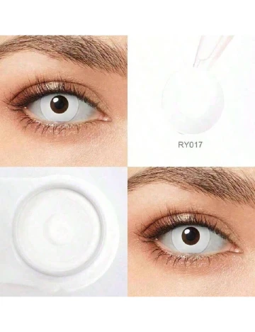 Lentile de contact SHEIN, alb