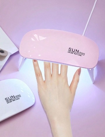 
						Mini lampa UV SHEIN, roz