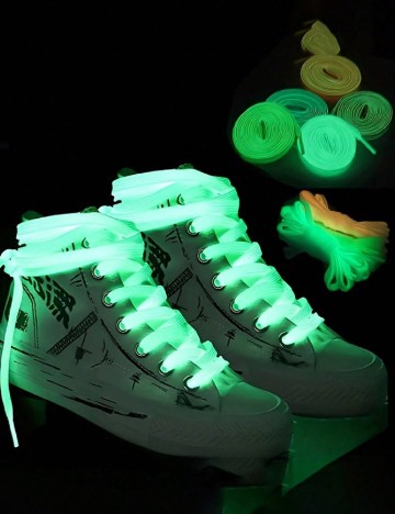 
						Sireturi fosforescente SHEIN, verde neon