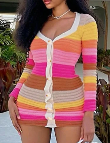 Rochie scurta SHEIN, mix culori