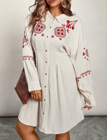 
						Rochie scurta SHEIN CURVE, bej