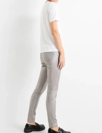 Pantaloni C&A, argintiu