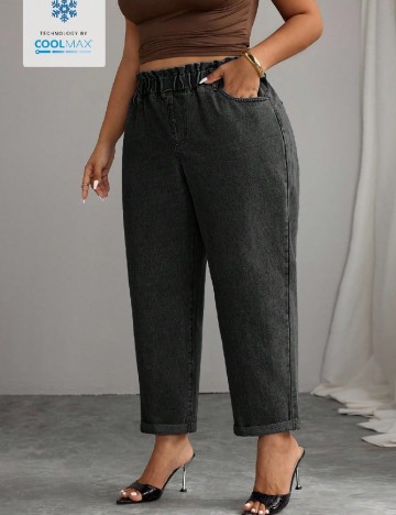 
						Blugi SHEIN CURVE, negru