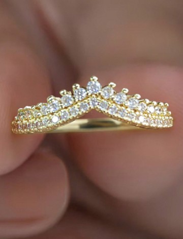 
						Inel marimea 7 SHEIN, auriu