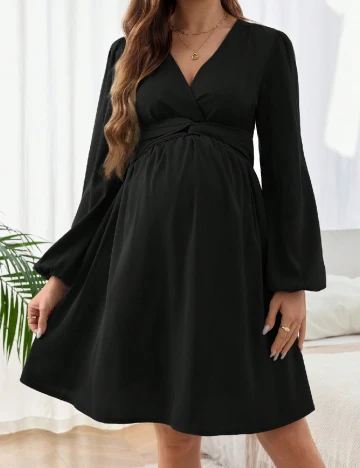 Rochie scurta SHEIN Maternity, negru