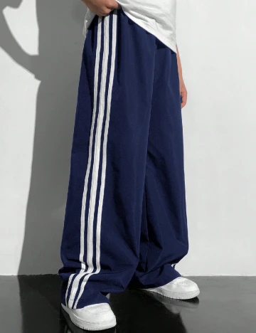 Pantaloni Shein Kids, bleumarin