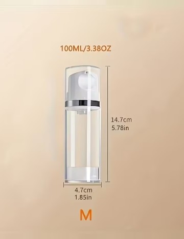 
						Recipient portabil pentru cosmetice SHEIN, transparent