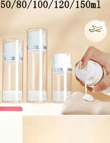 Recipient portabil pentru cosmetice SHEIN, transparent