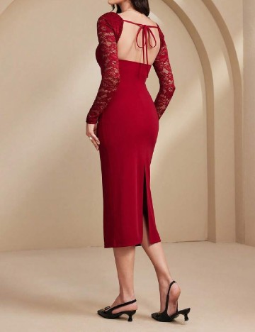 Rochie medie SHEIN, rosu