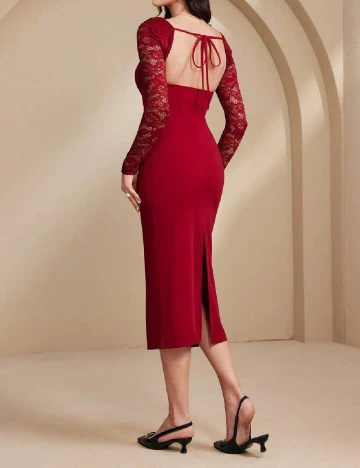 Rochie medie SHEIN, rosu