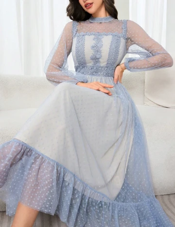 Rochie medie SHEIN, albastru