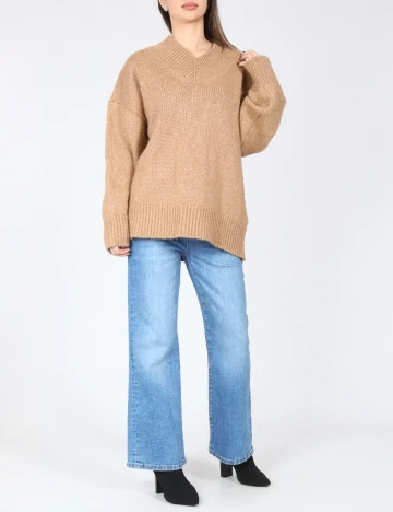 Pulover Oversize C&A, maro