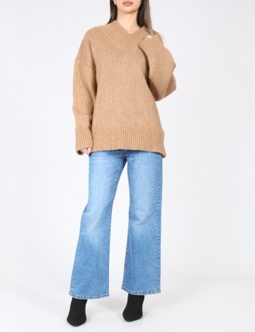 Pulover Oversize C&A, maro