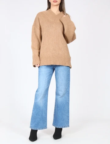 Pulover Oversize C&A, maro