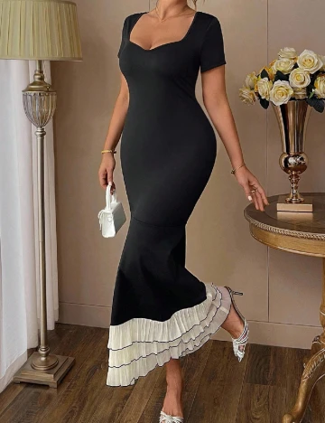 Rochie lunga SHEIN CURVE, negru