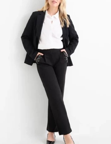 Pantaloni C&A, negru