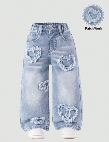 
						Blugi Shein Kids, albastru