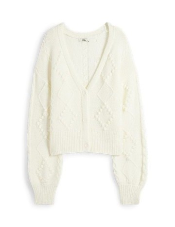 Cardigan C&A, alb