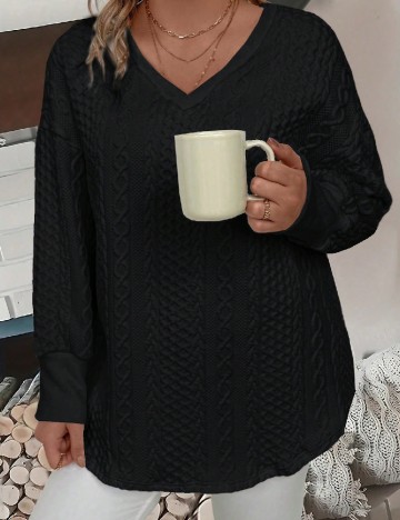 
						Bluza SHEIN CURVE, negru