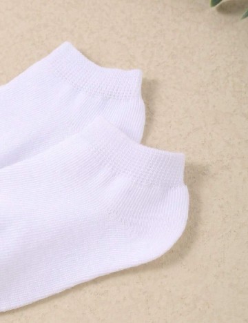 Set sosete 10 perechi Shein Kids, alb