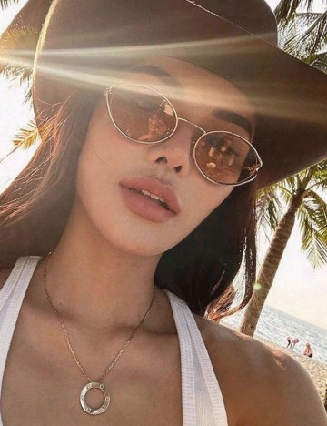 
						Ochelari de soare SHEIN, maro